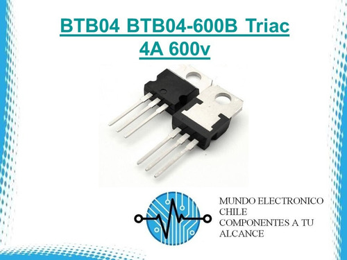 2 X Btb04 Btb04-600b Triac 4a 600v
