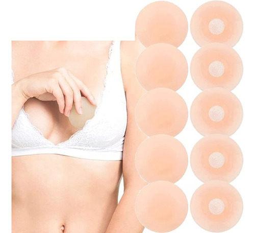 16pcs Pezoneras Bra Levanta Push Up Cubre Pezon De Silicon