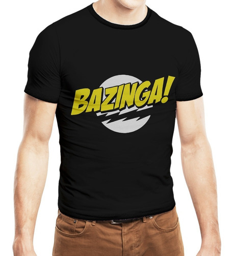 Playera Hombre Serie Bazinga Teoria Del Big Bang Envío