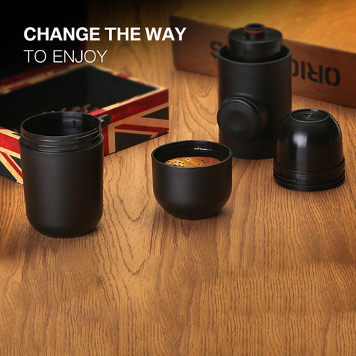 Máquina Espresso Portátil Compatible Con Mano De Café Molido