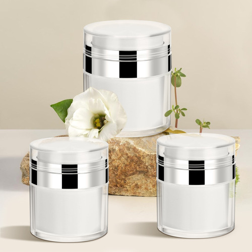 Envase Humectante Para Crema Al Vacío, Bote De Crema, 4 Unid