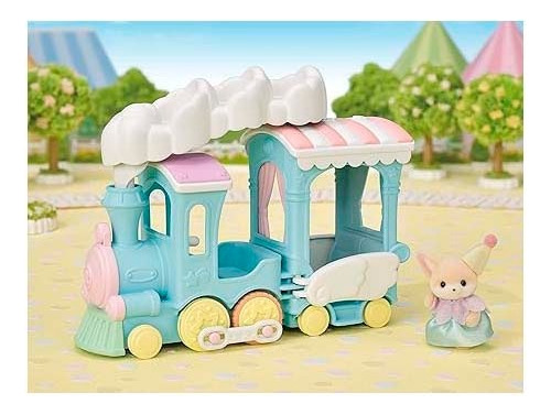 Sylvanian Families Zorro Fenec Bebé Tren Arcoíris