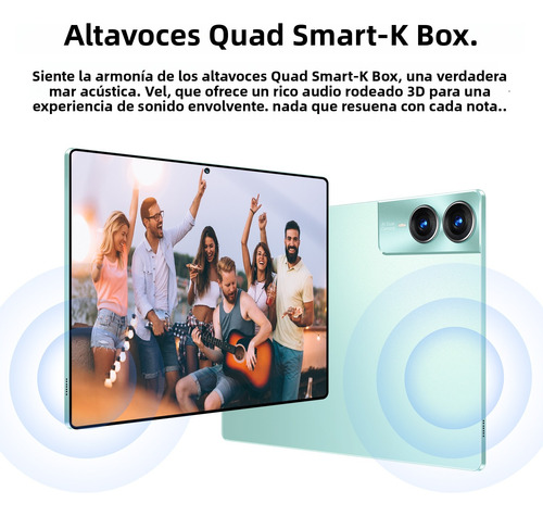 Tablet S12plus 16gb+128gb Android 13 Con Funda 5g Wifi 2sim