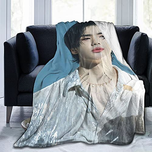 Manta De Franela Suave Y Cómoda Stray Kids Hyunjin Sof...