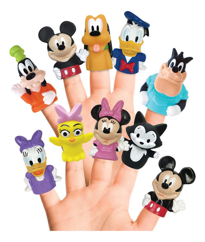 Disney Mickey & Friends - Marioneta De Dedo De 10 Piezas, Re