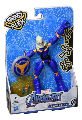 Muñeco Marvel Avengers Bend And Flex Action Taskmaster 