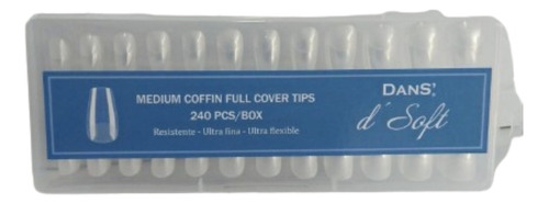 (240pcs) Medium Coffin - Soft Gel - Dans