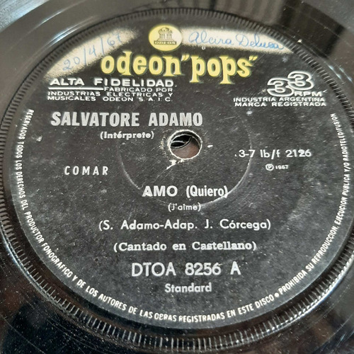 Simple Salvatore Adamo Odeon Pops 8256 C26