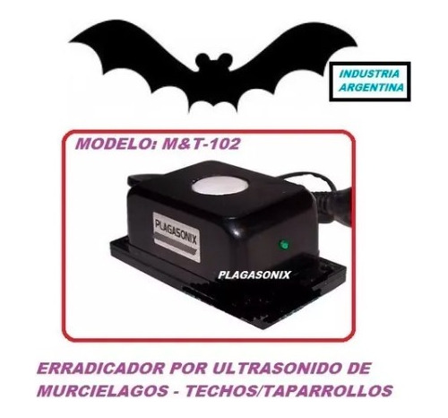 Erradicador Techo M&t-102 Ultrasonido Murcielagos Plagasonix