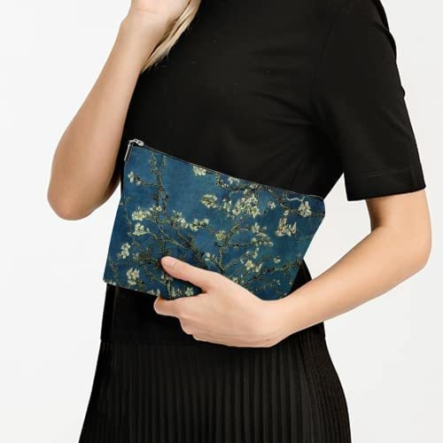 Bolso Maquillaje Grande Para Mujeres 7x10in - Almendro En