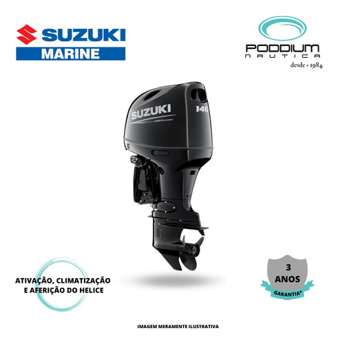 Motor De Popa Suzuki Df 140 Btl, 4 Tempos Poddium Náutica