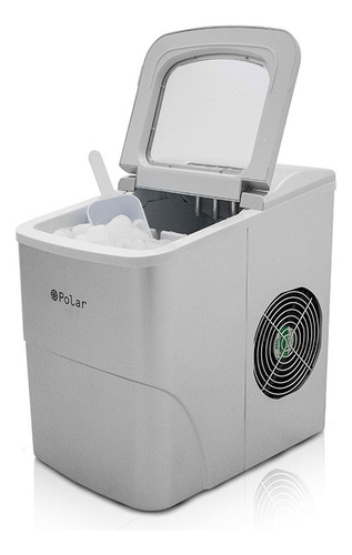 Máquina De Gelo 15kg Dia Prata - Polar Ice Maker 220v