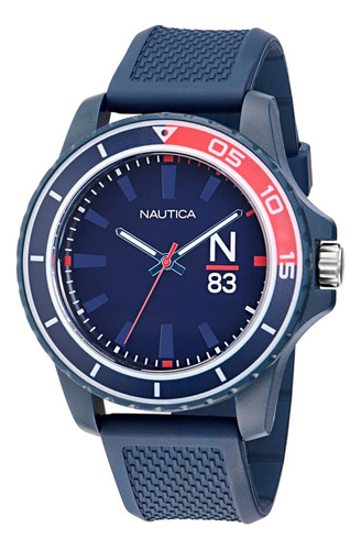 Reloj Para Hombre Nautica Finn World Napfwf301 Azul