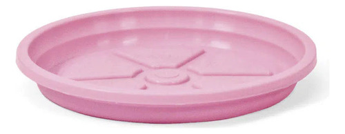 Prato Plástico Rosa Claro Nutriplan N°1,2 Para Vasos