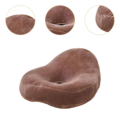 Cojín De Asiento De Almohada De Asiento En Donas, Café