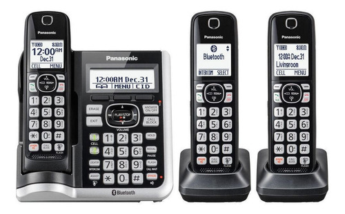 Imagen 1 de 2 de Teléfono inalámbrico Panasonic KX-TGF573 negro