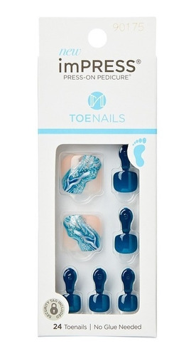 Uñas Impress Para Pies Kiss- Tropical Seas