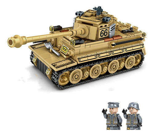 Minibuild Bloques Series De Soldado De Tanque Modelo Militar