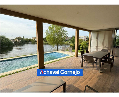 Casa De Una Planta Al Agua En Alquiler Amoblada En Ceibos, Puertos