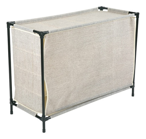 Zapateros Apilables 16 Pares Con Cubierta Color Beige