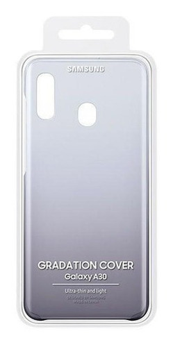 Imagem 2 de 5 de Capa Galaxy A30 Degrade Preta Original Samsung