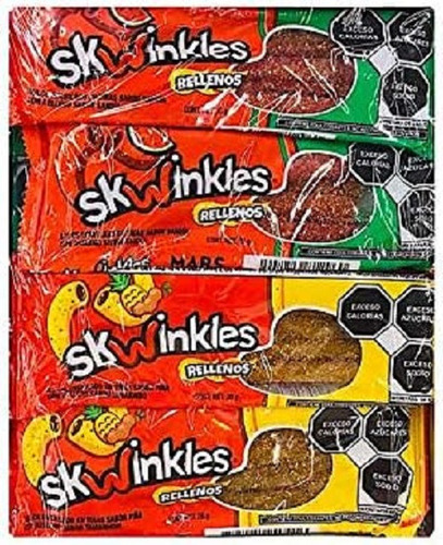 Skwinkles Dulce Enchilado Skwinkles Rellenos 24 Piezas