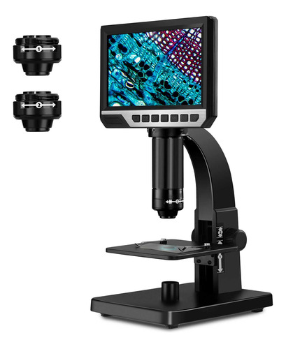 Microscopio Digital Lcd  Microscopio Biolgico 2000x Con Le