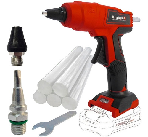 Pistola Silicona Profesional Einhell Inalambrica Te-cg 18 Li