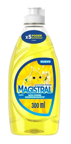 Imagen 1 de 1 de Detergente Magistral Multiuso Power Limon X 300 Ml
