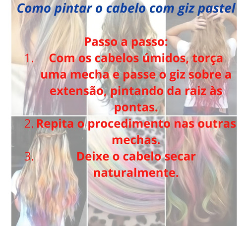 Giz Pastel Seco Com 18 Cores Básico Para Colorir E Pintar Paris