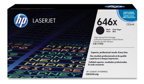 Oferta Recarga Toner Hp 646x Ce264x Laserjet Cm4540 Mfp