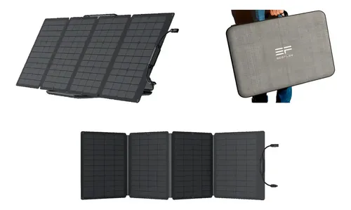 Placa Solar Painel Solar Portátil Dobrável Ecoflow 110w Ip68