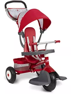 Triciclo Infantil De Empuje Todo Terreno Radio Flyer Rojo
