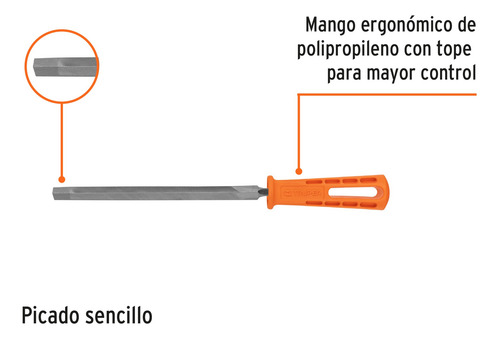 Lima Triangulo Regular 7'' Muza Acabado Fino Mango 10921