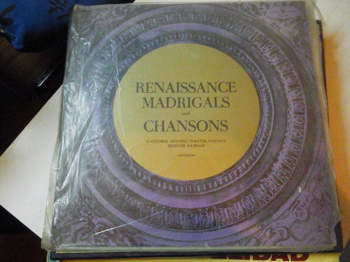 Vinilo 5322 - Renaissance  Madrigals And Chansons 