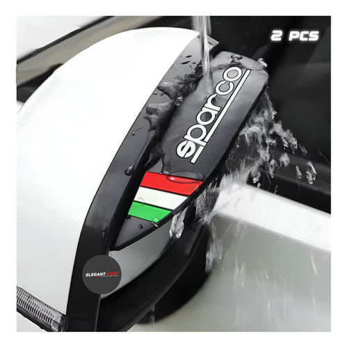 Protector Para De Lluvias Espejos Retrovisor Sparco