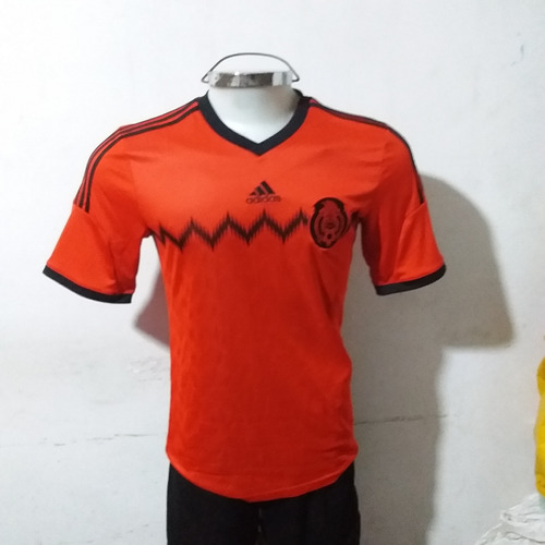 Camiseta De Seleccion De Mexico  Roja adidas Mundial 2014