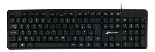 Teclado Com Fio Cabo Usb Mn8236 107 Teclas Preto 1,5 Metros