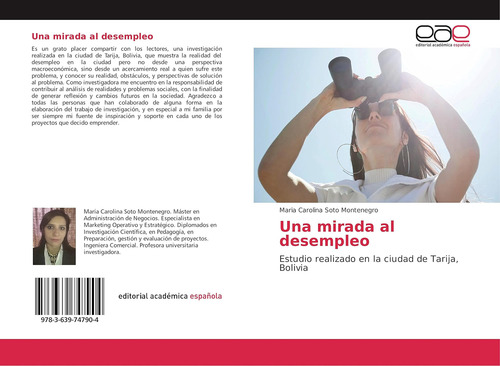 Libro: Una Mirada Al Desempleo: Estudio Realizado En La De