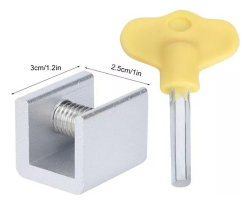 Juego De 10 Topes Para Cerrar Ventanas, Aleación De Aluminio