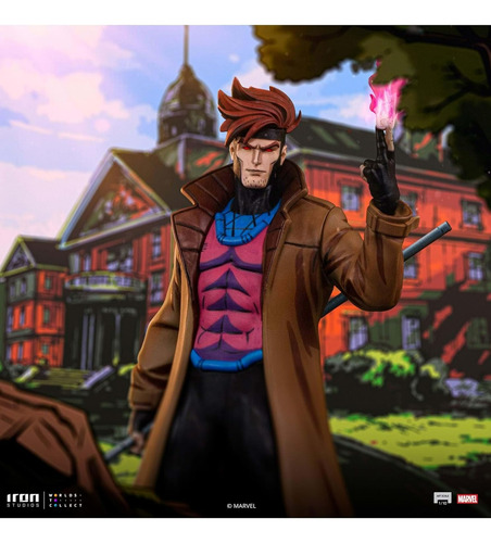 Figura De Acción Gambit De Iron Studios Scale 1/10