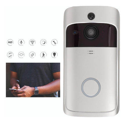 Timbre De Video Inteligente Wifi Inalámbrica Audio Cámara