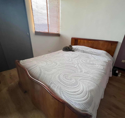 Cama Antigua En Madera Fina