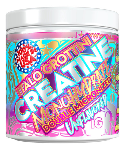 Creatina Monohidratada Importada 400g Sin Sabor