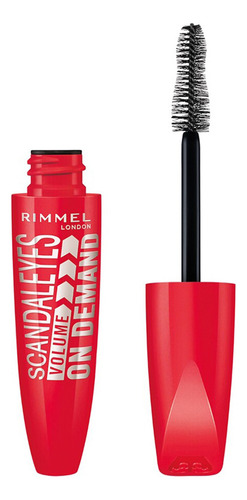 Mascara de pestañas Rimmel London Scandal'Eyes volume on demand 12 ml color brown black