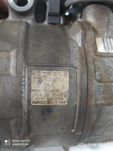 Compressor Ar Condicionad Porsche Panamera 11/19 97012601105 (Usado)