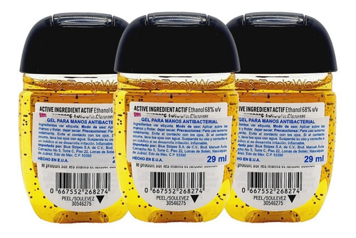 Imagen 2 de 2 de Gel Antibacterial Bath & Body Works Sunshine & Lemons 3pz