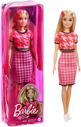 Muñeca Barbie Fashionista # 169 Con Estuche - Mattel E.full