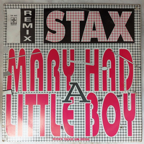 Stax - Mary Tuvo Un Bebe - Mary Had A Little Boy Single   Lp