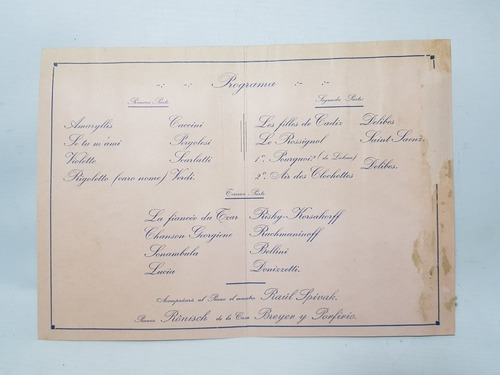 Imagen 7 de 8 de Antiguos Programas Teatro Colon Rosario 1931 Lote Mag 58660